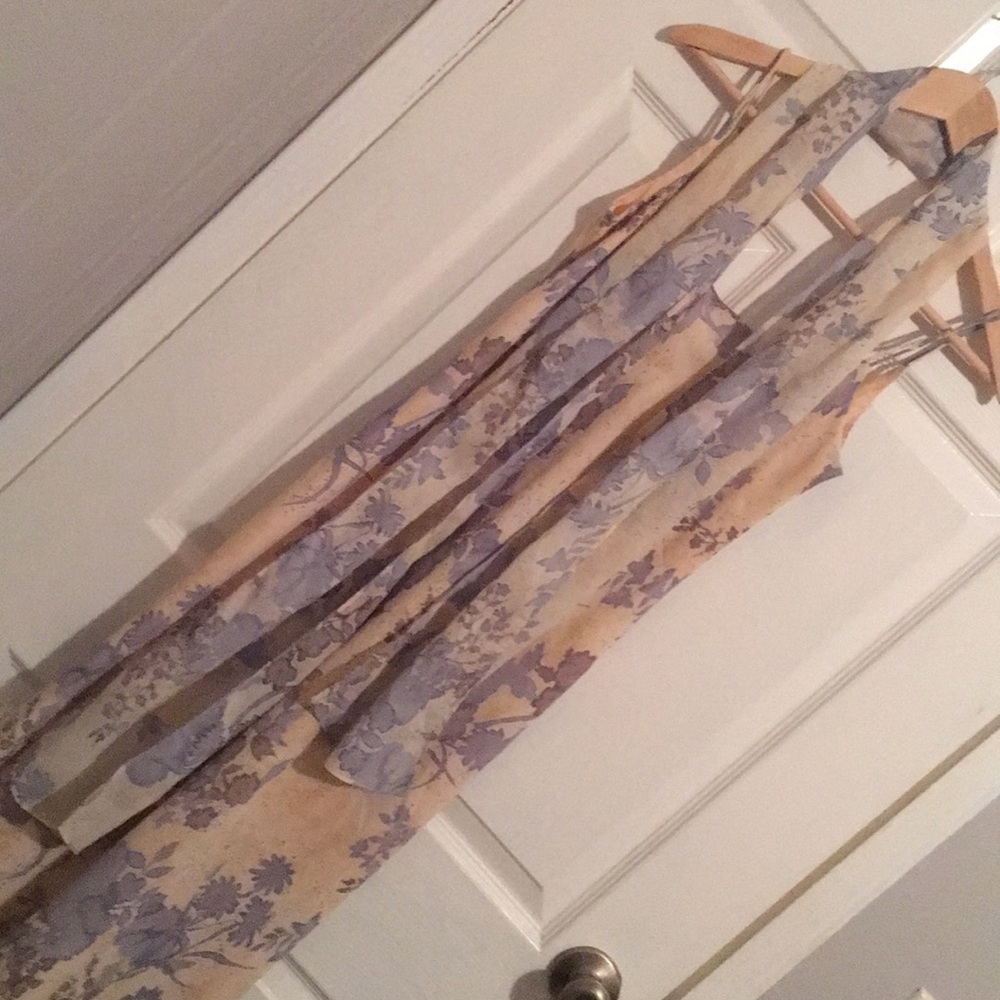 Beautiful long dress with scarf